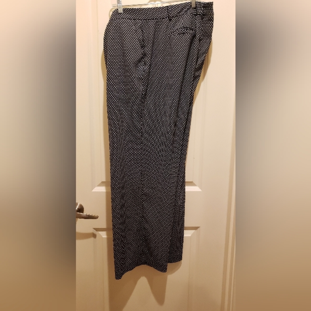 Charter Club Blue and White Polka Dot Women's Pants